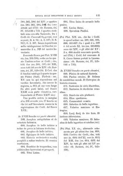 Rivista delle biblioteche e degli archivi periodico di biblioteconomia e di bibliografia di paleografia e di archivistica