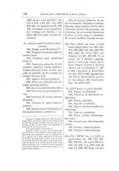 Rivista delle biblioteche e degli archivi periodico di biblioteconomia e di bibliografia di paleografia e di archivistica