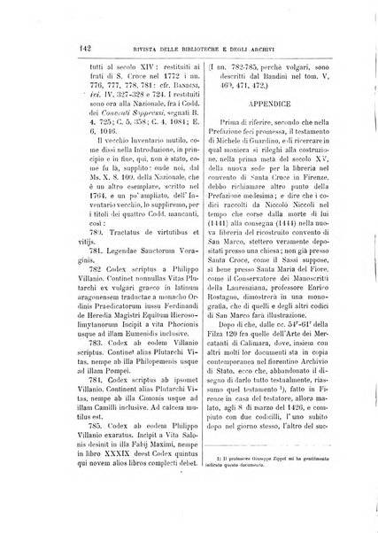 Rivista delle biblioteche e degli archivi periodico di biblioteconomia e di bibliografia di paleografia e di archivistica