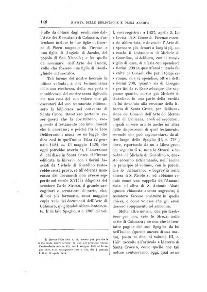 Rivista delle biblioteche e degli archivi periodico di biblioteconomia e di bibliografia di paleografia e di archivistica