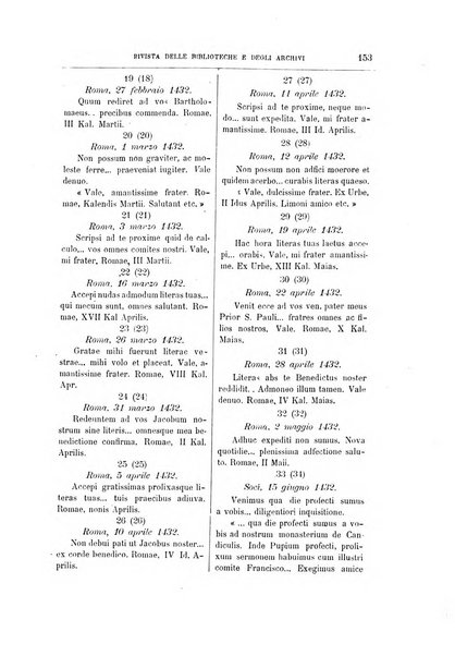 Rivista delle biblioteche e degli archivi periodico di biblioteconomia e di bibliografia di paleografia e di archivistica