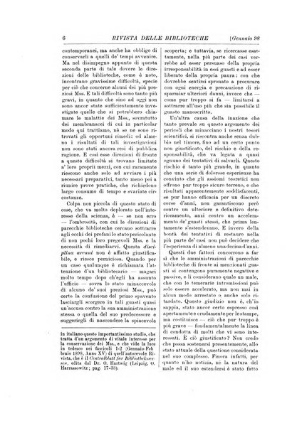 Rivista delle biblioteche e degli archivi periodico di biblioteconomia e di bibliografia di paleografia e di archivistica