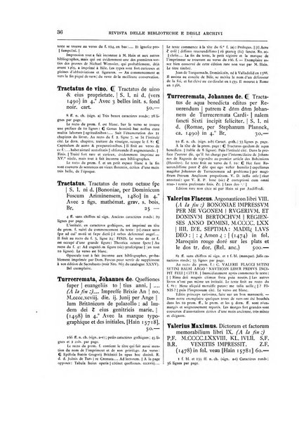 Rivista delle biblioteche e degli archivi periodico di biblioteconomia e di bibliografia di paleografia e di archivistica