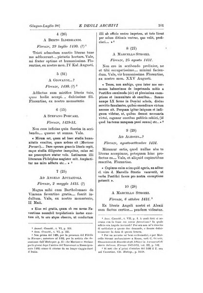 Rivista delle biblioteche e degli archivi periodico di biblioteconomia e di bibliografia di paleografia e di archivistica