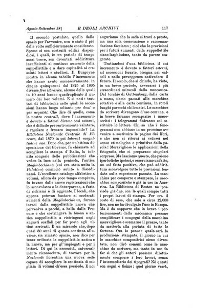 Rivista delle biblioteche e degli archivi periodico di biblioteconomia e di bibliografia di paleografia e di archivistica