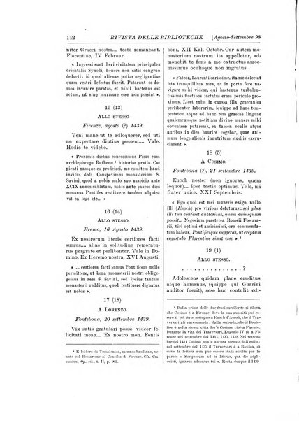 Rivista delle biblioteche e degli archivi periodico di biblioteconomia e di bibliografia di paleografia e di archivistica