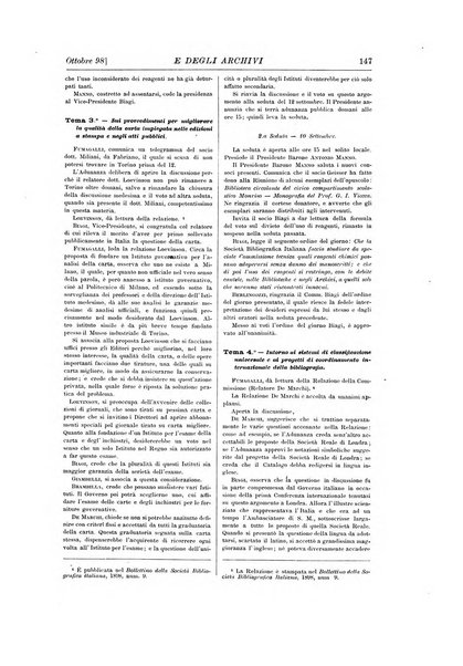 Rivista delle biblioteche e degli archivi periodico di biblioteconomia e di bibliografia di paleografia e di archivistica