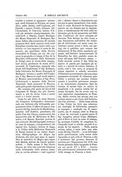 Rivista delle biblioteche e degli archivi periodico di biblioteconomia e di bibliografia di paleografia e di archivistica