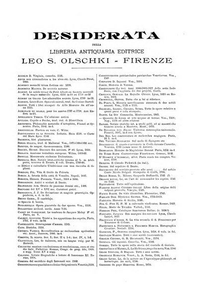 Rivista delle biblioteche e degli archivi periodico di biblioteconomia e di bibliografia di paleografia e di archivistica