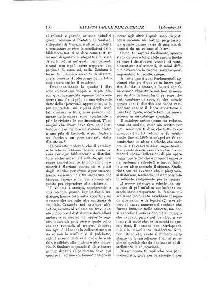 Rivista delle biblioteche e degli archivi periodico di biblioteconomia e di bibliografia di paleografia e di archivistica