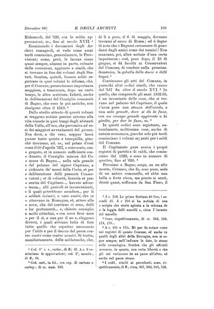 Rivista delle biblioteche e degli archivi periodico di biblioteconomia e di bibliografia di paleografia e di archivistica