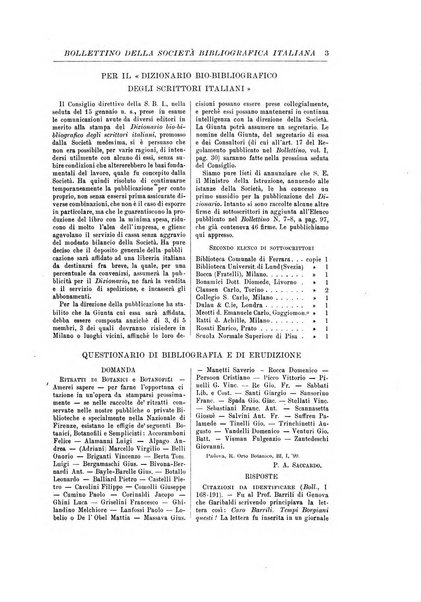 Rivista delle biblioteche e degli archivi periodico di biblioteconomia e di bibliografia di paleografia e di archivistica