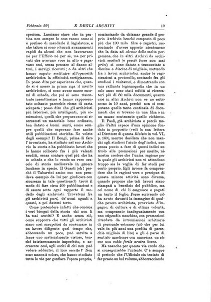 Rivista delle biblioteche e degli archivi periodico di biblioteconomia e di bibliografia di paleografia e di archivistica