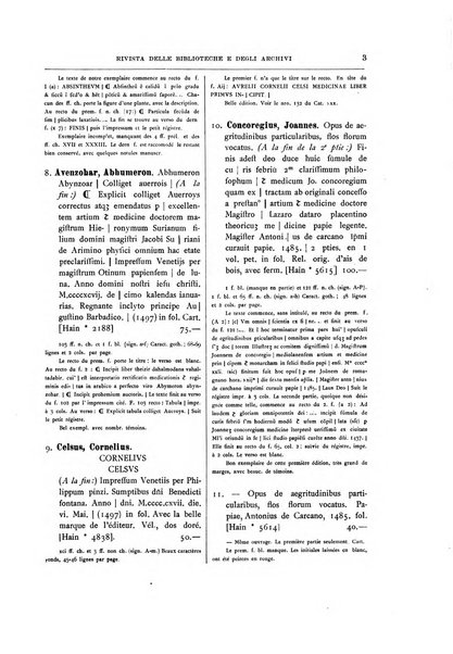 Rivista delle biblioteche e degli archivi periodico di biblioteconomia e di bibliografia di paleografia e di archivistica