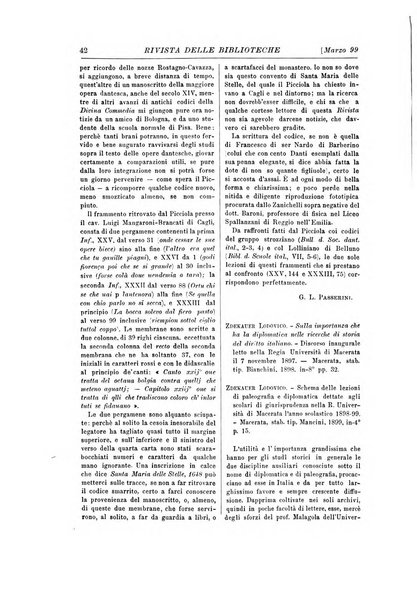 Rivista delle biblioteche e degli archivi periodico di biblioteconomia e di bibliografia di paleografia e di archivistica