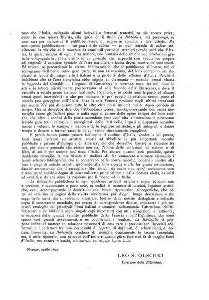 Rivista delle biblioteche e degli archivi periodico di biblioteconomia e di bibliografia di paleografia e di archivistica