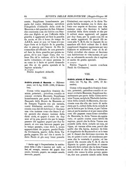 Rivista delle biblioteche e degli archivi periodico di biblioteconomia e di bibliografia di paleografia e di archivistica