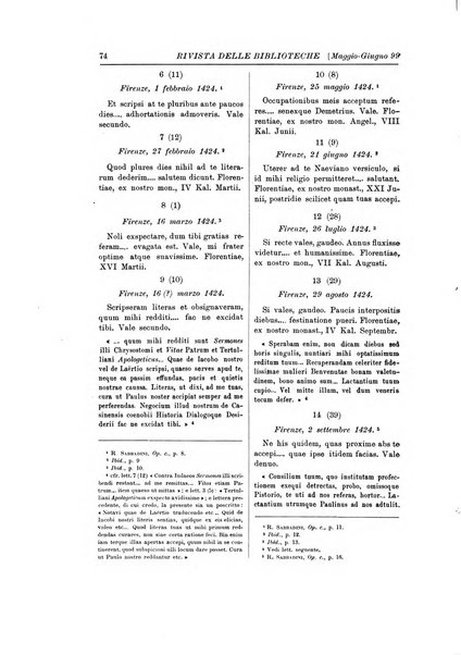 Rivista delle biblioteche e degli archivi periodico di biblioteconomia e di bibliografia di paleografia e di archivistica