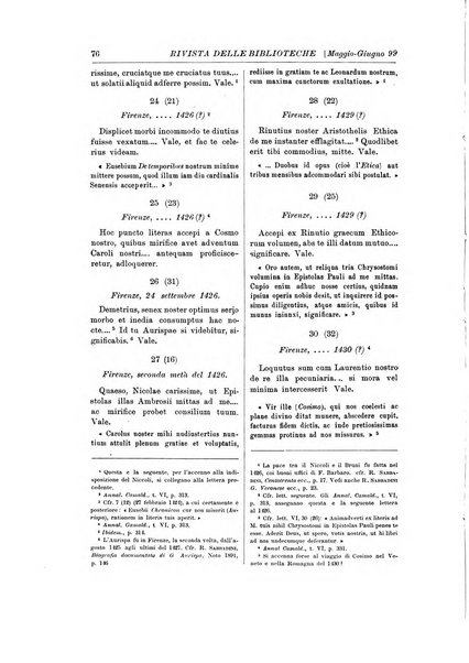 Rivista delle biblioteche e degli archivi periodico di biblioteconomia e di bibliografia di paleografia e di archivistica