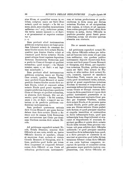 Rivista delle biblioteche e degli archivi periodico di biblioteconomia e di bibliografia di paleografia e di archivistica