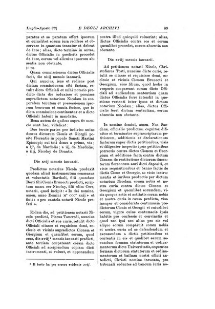 Rivista delle biblioteche e degli archivi periodico di biblioteconomia e di bibliografia di paleografia e di archivistica