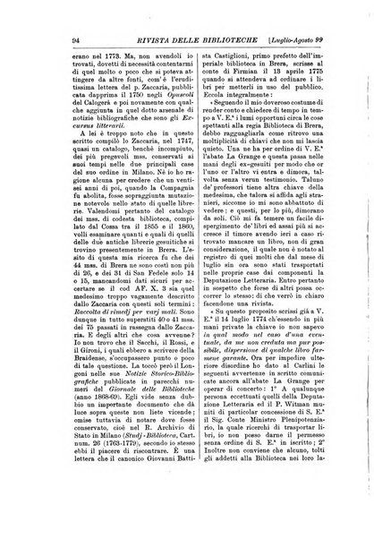 Rivista delle biblioteche e degli archivi periodico di biblioteconomia e di bibliografia di paleografia e di archivistica