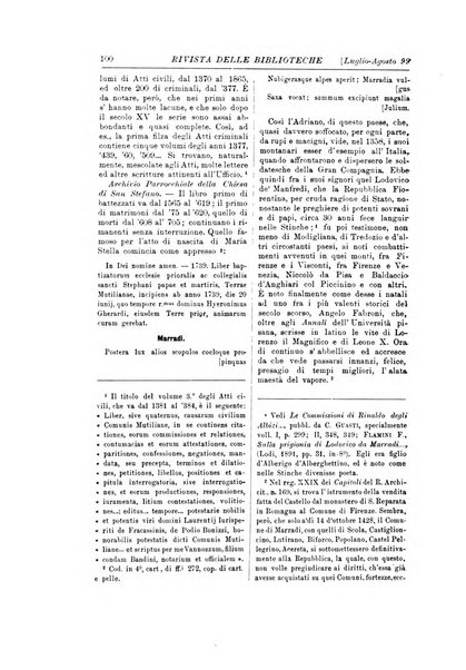 Rivista delle biblioteche e degli archivi periodico di biblioteconomia e di bibliografia di paleografia e di archivistica