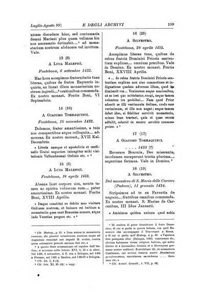 Rivista delle biblioteche e degli archivi periodico di biblioteconomia e di bibliografia di paleografia e di archivistica