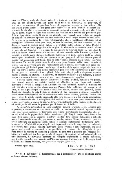 Rivista delle biblioteche e degli archivi periodico di biblioteconomia e di bibliografia di paleografia e di archivistica