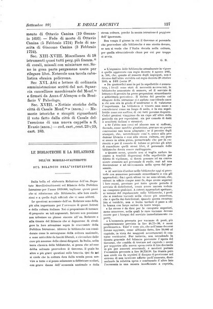 Rivista delle biblioteche e degli archivi periodico di biblioteconomia e di bibliografia di paleografia e di archivistica