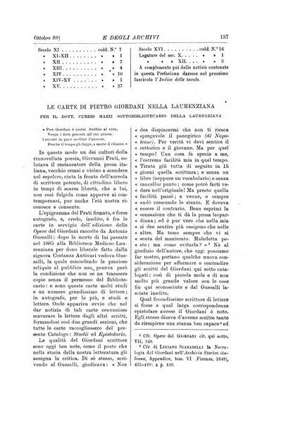 Rivista delle biblioteche e degli archivi periodico di biblioteconomia e di bibliografia di paleografia e di archivistica