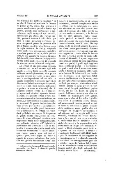 Rivista delle biblioteche e degli archivi periodico di biblioteconomia e di bibliografia di paleografia e di archivistica