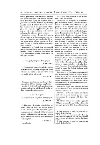 Rivista delle biblioteche e degli archivi periodico di biblioteconomia e di bibliografia di paleografia e di archivistica