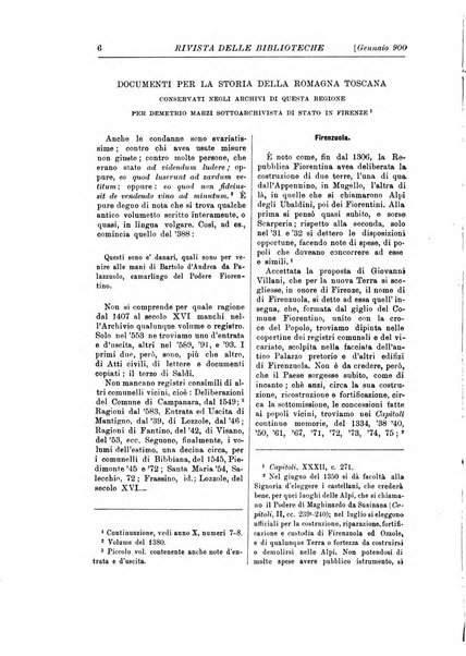 Rivista delle biblioteche e degli archivi periodico di biblioteconomia e di bibliografia di paleografia e di archivistica