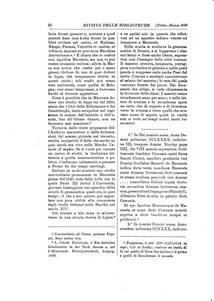 Rivista delle biblioteche e degli archivi periodico di biblioteconomia e di bibliografia di paleografia e di archivistica