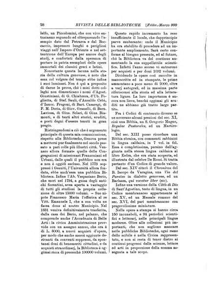 Rivista delle biblioteche e degli archivi periodico di biblioteconomia e di bibliografia di paleografia e di archivistica