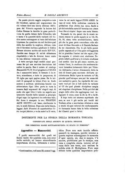 Rivista delle biblioteche e degli archivi periodico di biblioteconomia e di bibliografia di paleografia e di archivistica