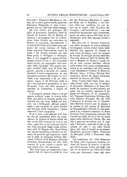 Rivista delle biblioteche e degli archivi periodico di biblioteconomia e di bibliografia di paleografia e di archivistica