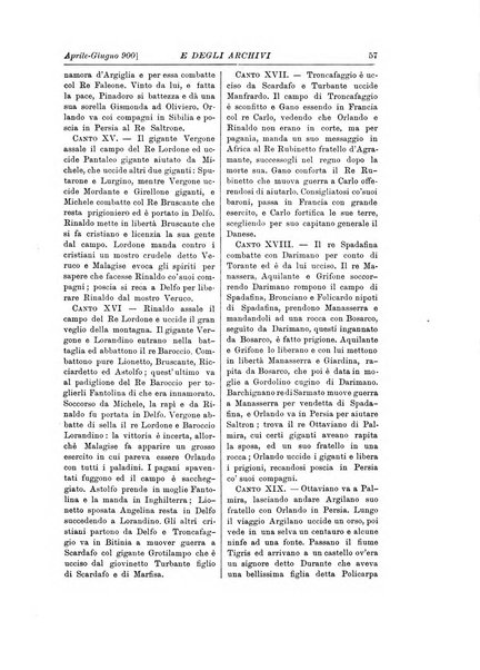 Rivista delle biblioteche e degli archivi periodico di biblioteconomia e di bibliografia di paleografia e di archivistica