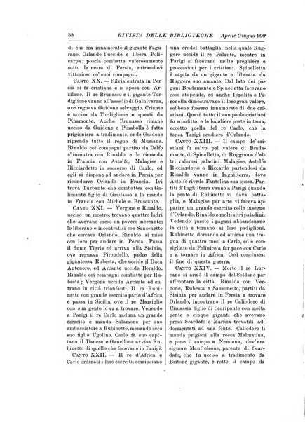 Rivista delle biblioteche e degli archivi periodico di biblioteconomia e di bibliografia di paleografia e di archivistica