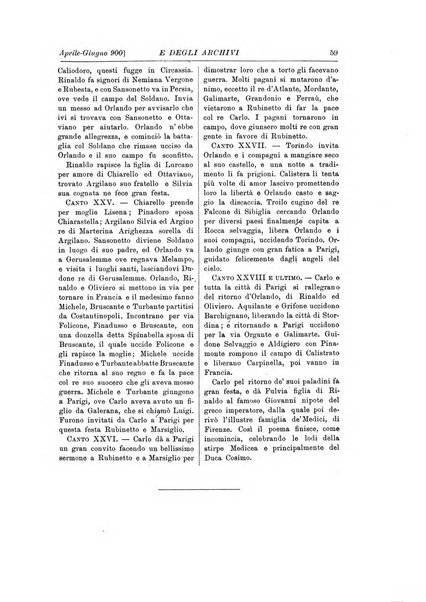 Rivista delle biblioteche e degli archivi periodico di biblioteconomia e di bibliografia di paleografia e di archivistica