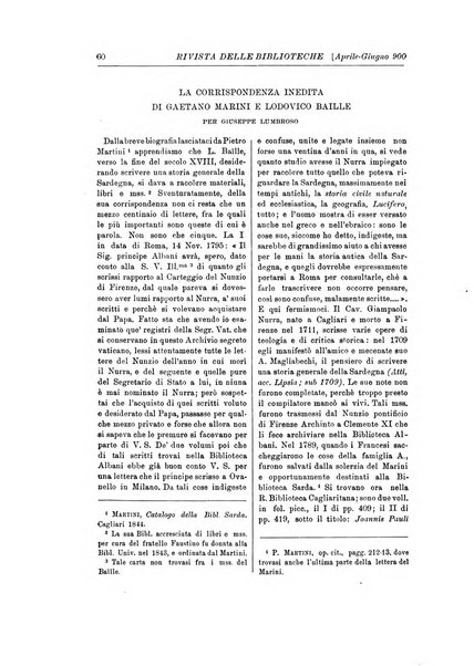 Rivista delle biblioteche e degli archivi periodico di biblioteconomia e di bibliografia di paleografia e di archivistica