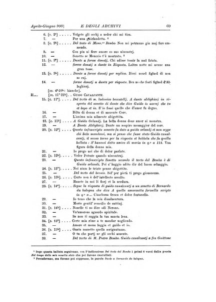 Rivista delle biblioteche e degli archivi periodico di biblioteconomia e di bibliografia di paleografia e di archivistica