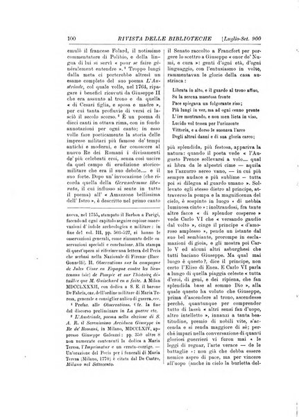 Rivista delle biblioteche e degli archivi periodico di biblioteconomia e di bibliografia di paleografia e di archivistica