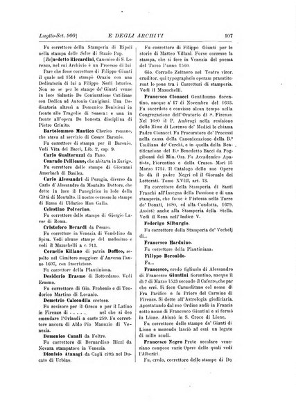 Rivista delle biblioteche e degli archivi periodico di biblioteconomia e di bibliografia di paleografia e di archivistica