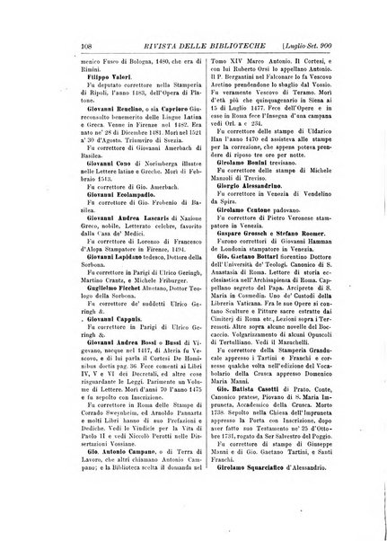 Rivista delle biblioteche e degli archivi periodico di biblioteconomia e di bibliografia di paleografia e di archivistica