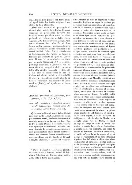 Rivista delle biblioteche e degli archivi periodico di biblioteconomia e di bibliografia di paleografia e di archivistica