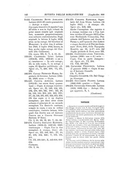 Rivista delle biblioteche e degli archivi periodico di biblioteconomia e di bibliografia di paleografia e di archivistica