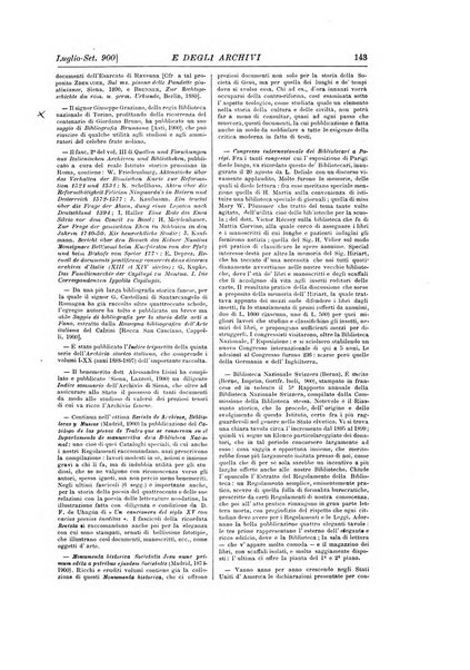 Rivista delle biblioteche e degli archivi periodico di biblioteconomia e di bibliografia di paleografia e di archivistica