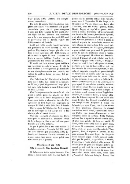 Rivista delle biblioteche e degli archivi periodico di biblioteconomia e di bibliografia di paleografia e di archivistica